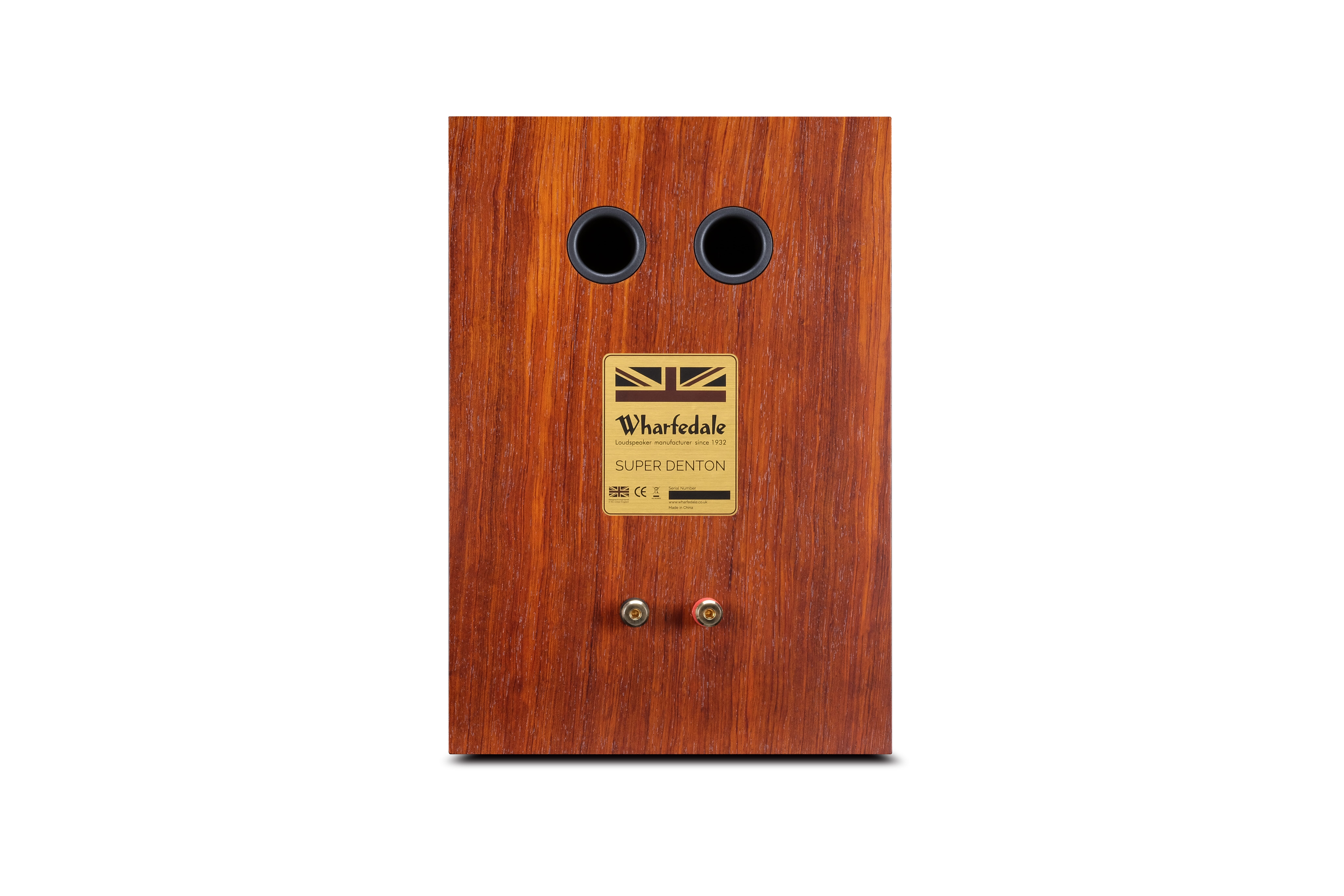 Wharfedale super denton マホガニーレッド Wharfedale - Super Denton Bookshelf Speakers (Red Mahogany, Pair